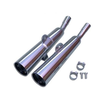 Výfuk MARVING MARVI CM 125 C homologovaný - pár - chrom